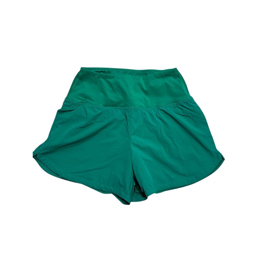 Spyder Women's Green Running Shorts Athletic Moisture Wicking